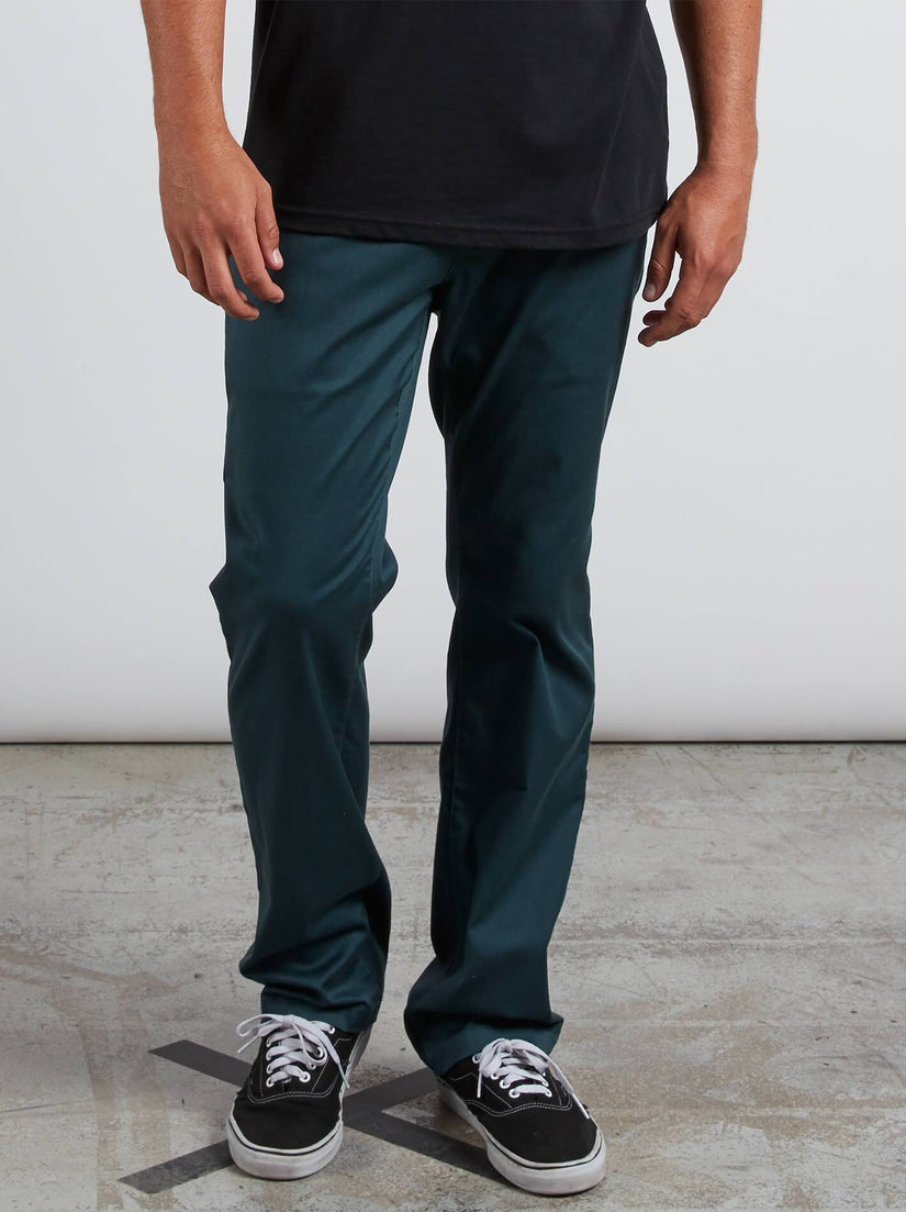 Frickin Modern Stretch Trousers - Navy Green