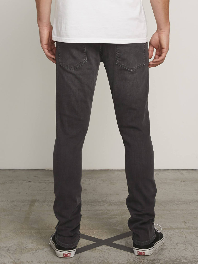 2X4 Skinny Fit Jeans - Brushed Black