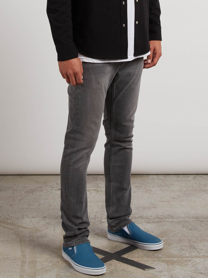 Solver Tapered Jeans - Brushed Nickle