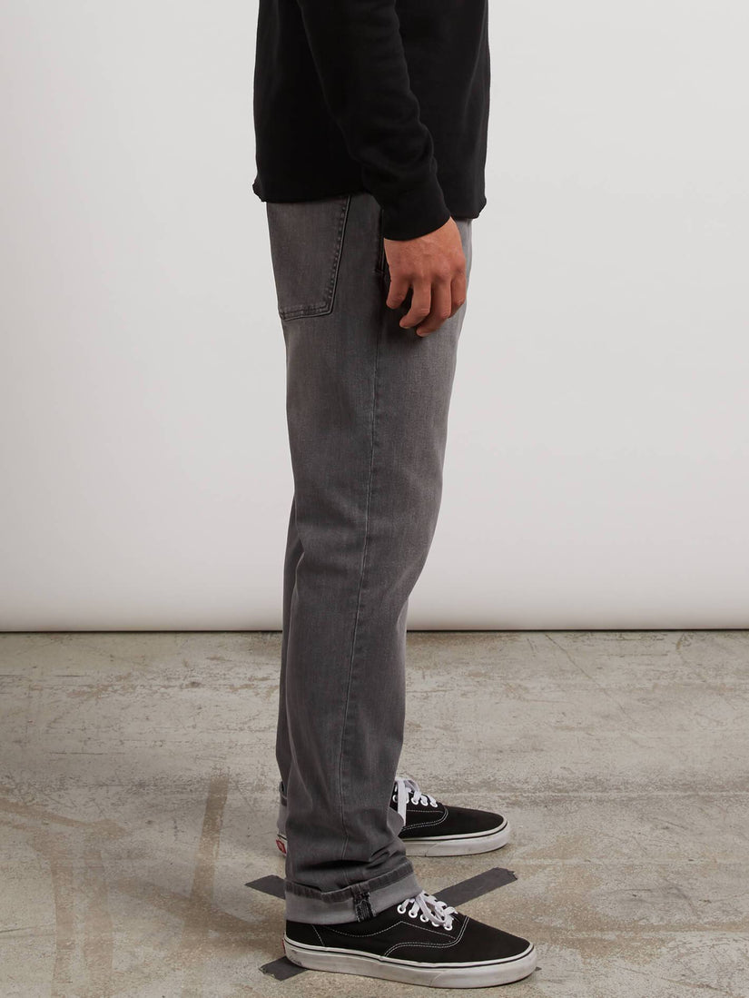 Kinkade Regular Tapered Fit Jeans - Brushed Nickle