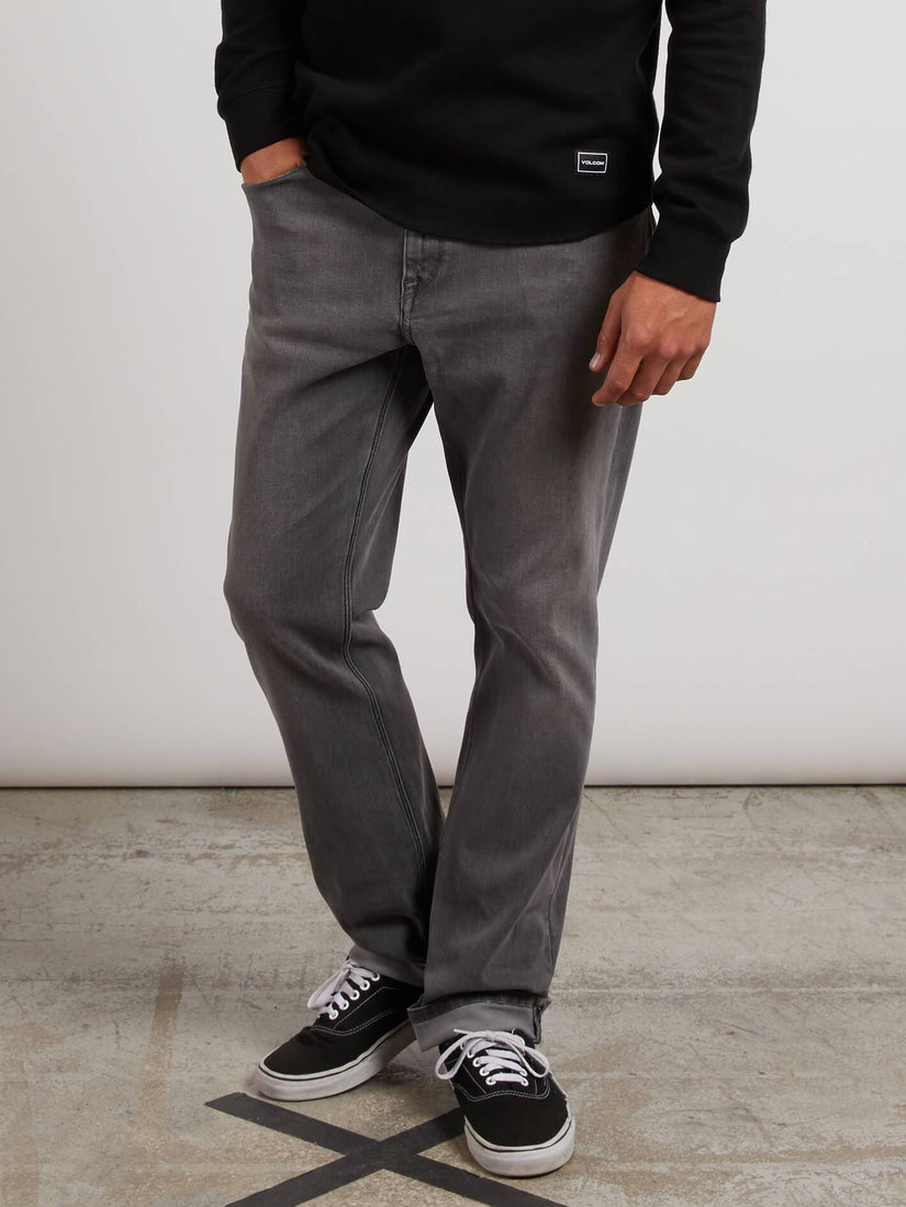 Kinkade Regular Tapered Fit Jeans - Brushed Nickle