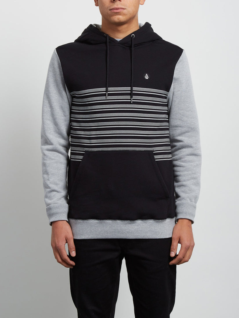 Threezy Hooded Pullover - Black Out