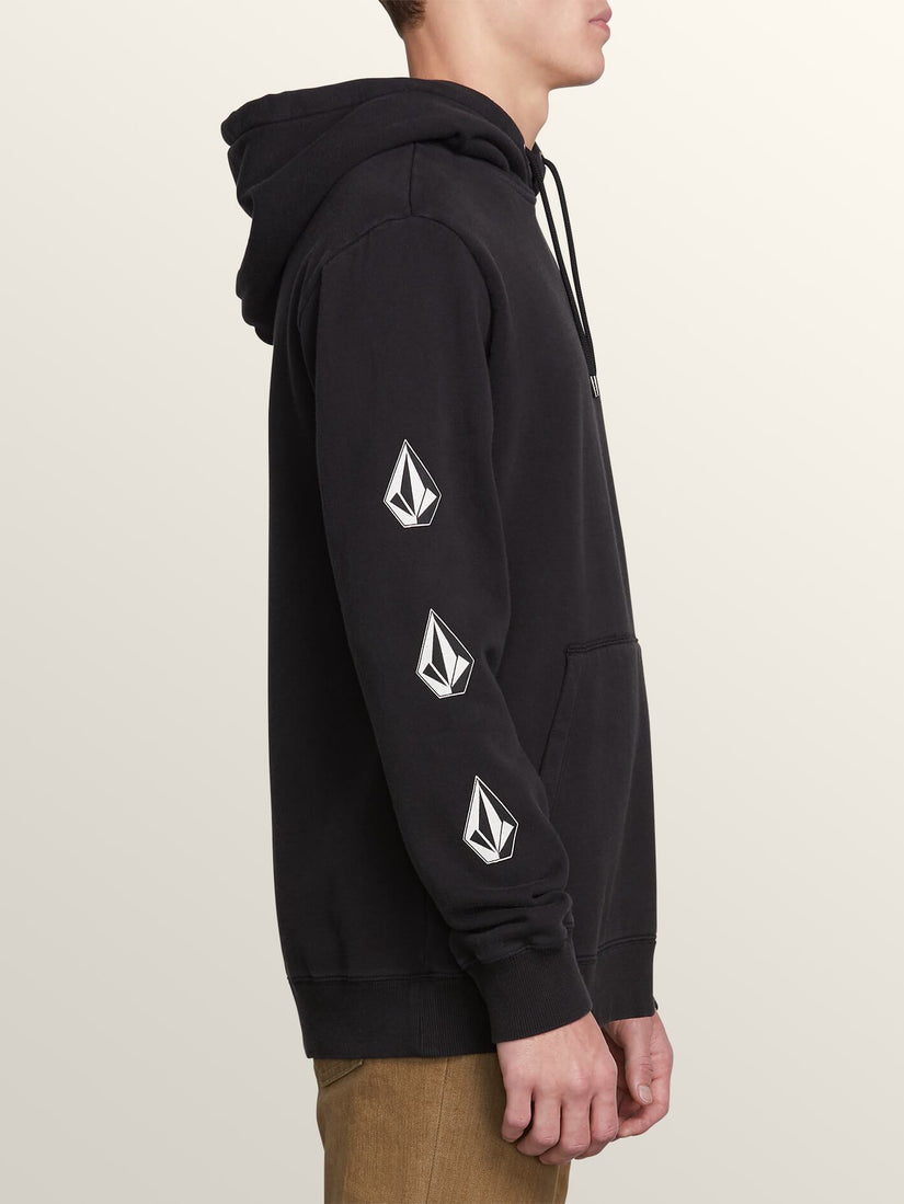 Deadly Stones Pullover Hoodie - Washed Black