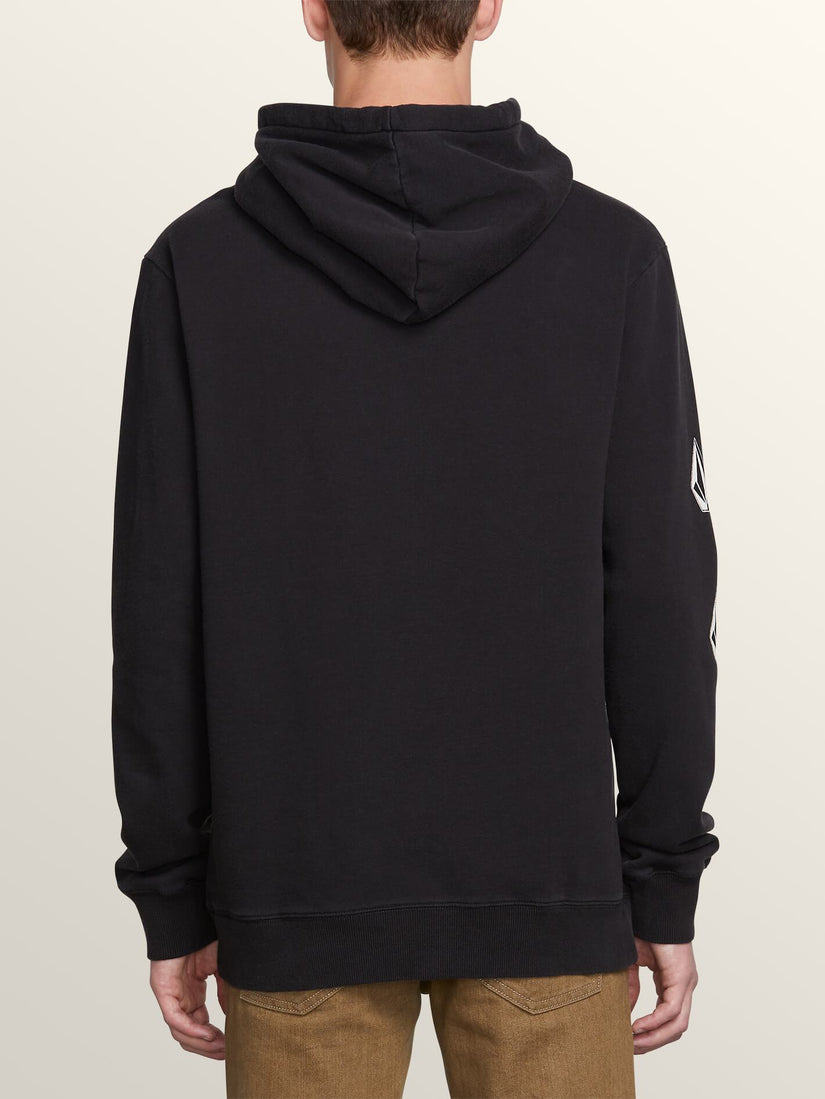 Deadly Stones Pullover Hoodie - Washed Black