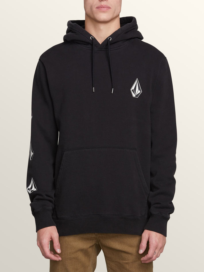 Deadly Stones Pullover Hoodie - Washed Black