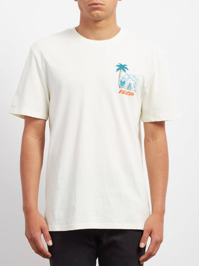 Cryptic Isle  T-shirt - Dirty White