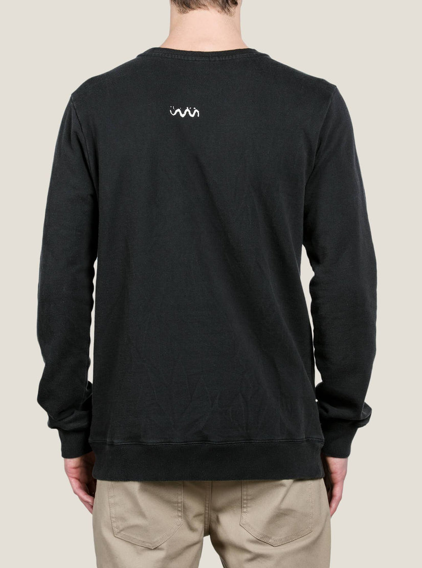 Reload Crew Sweatshirt - Washed Black