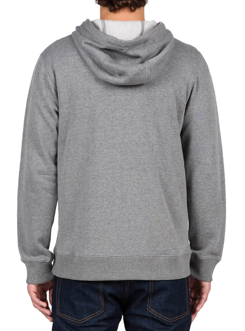 SNGL STN ZIP DARK GREY