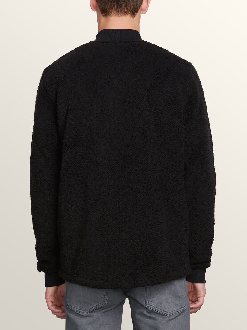 Field Polar Fleece Hoodie - Black