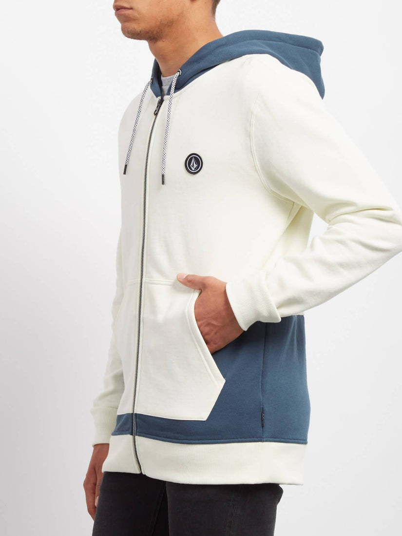 Backronym Zip Sweaters - Dirty White
