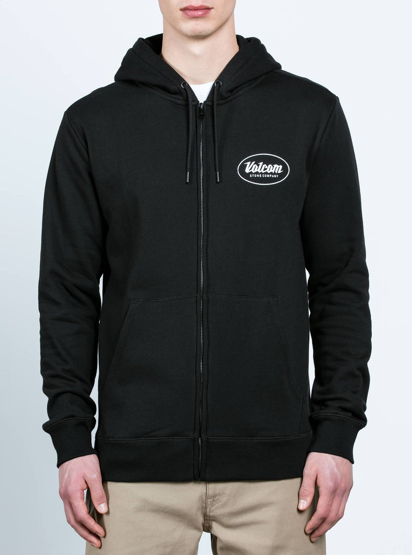 Supply Stone Zip Hoodie - Black