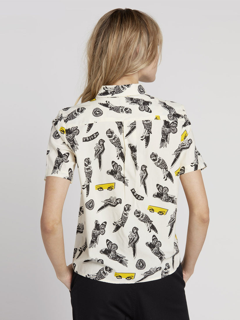 Bird Toss Shirt - White Flash (B0531909_WHF) [B]