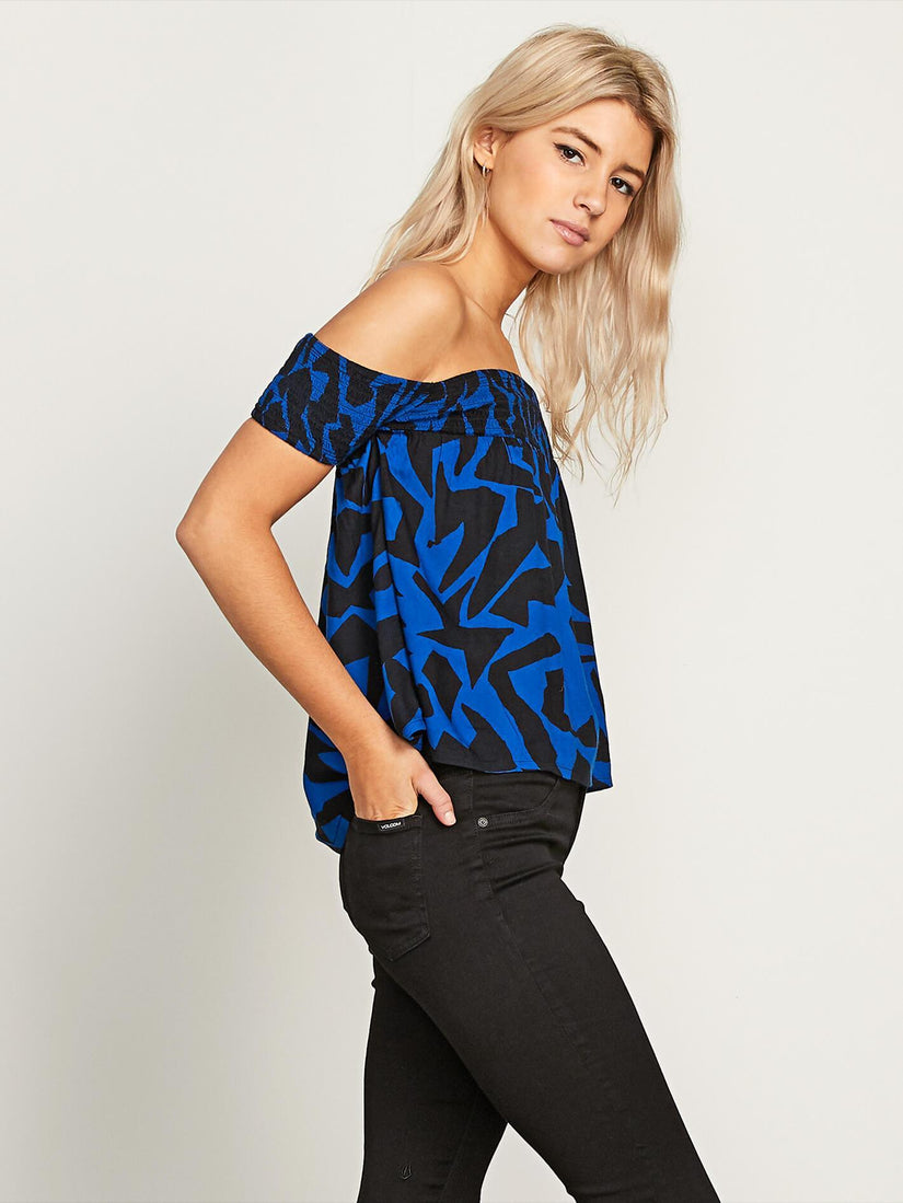 Off The Ledge Short Sleeve Shirt - Marina Blue