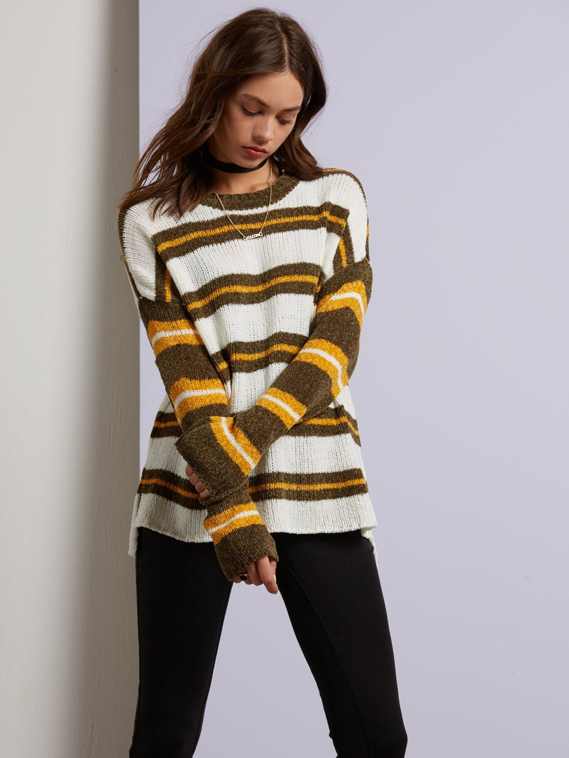 Yarn Moji Sweater - Dark Camo