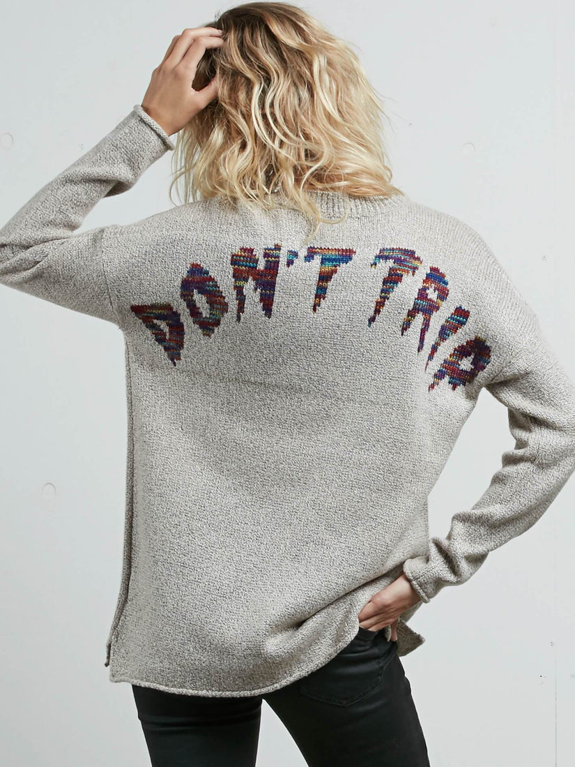 Yarn Moji Sweater - Light Grey