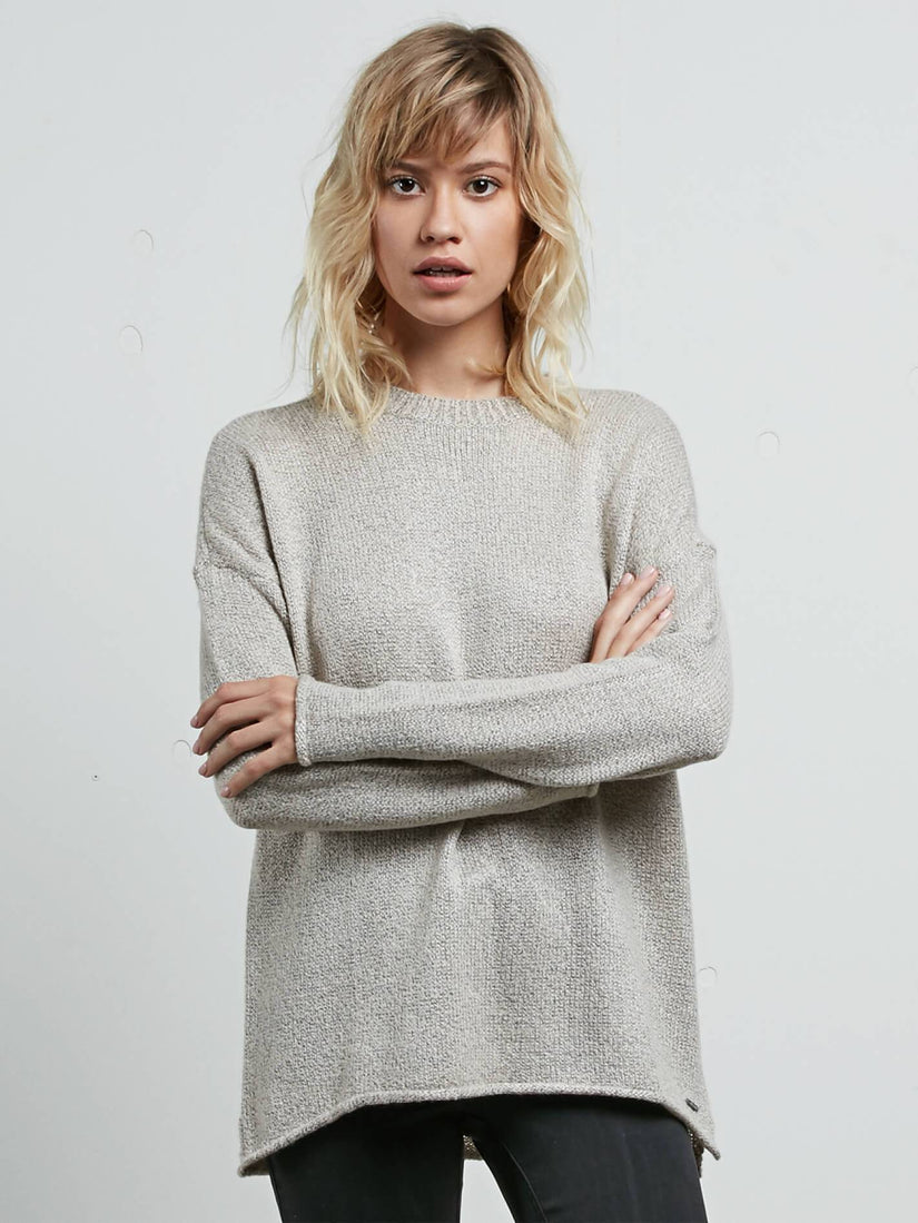 Yarn Moji Sweater - Light Grey