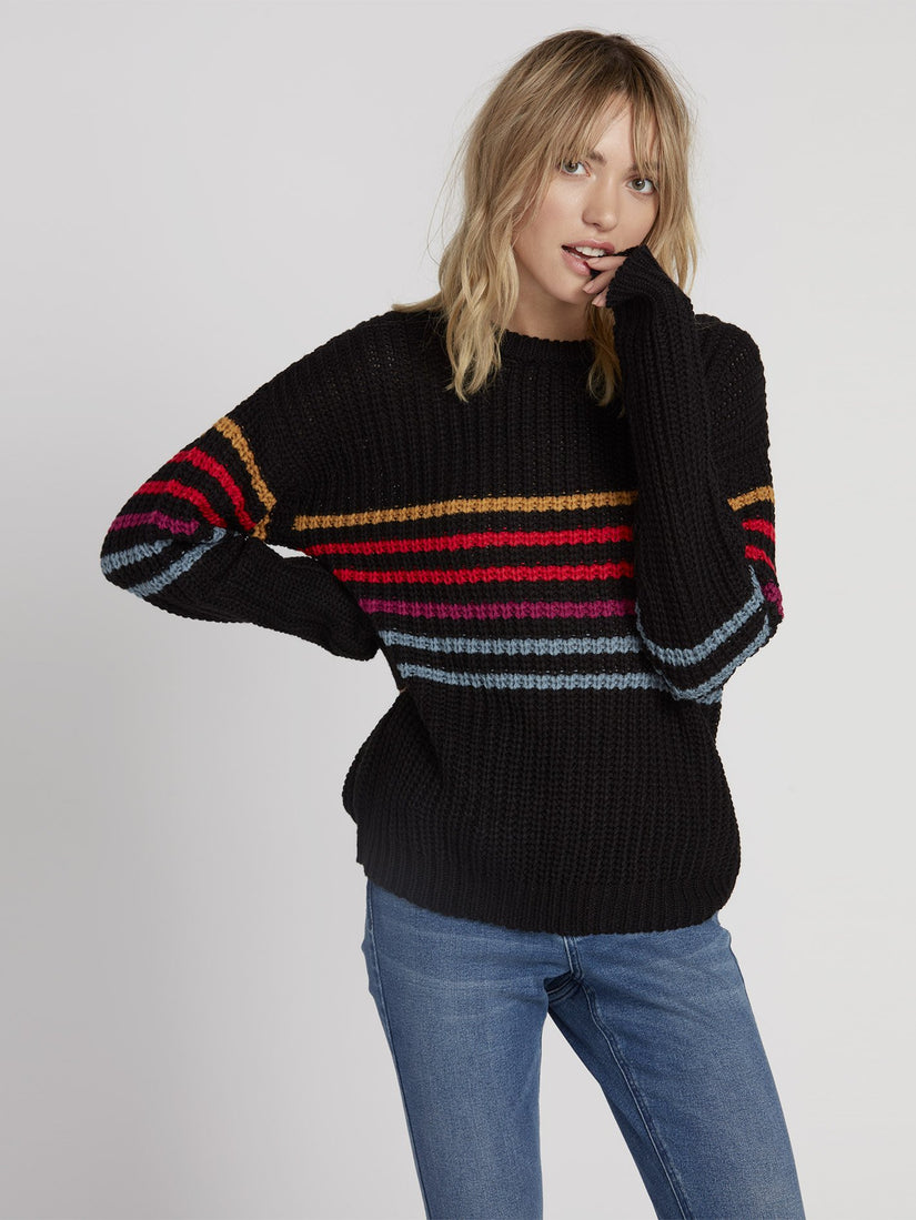 Move On Up Sweater - Black Combo (B0731907_BLC) [F]