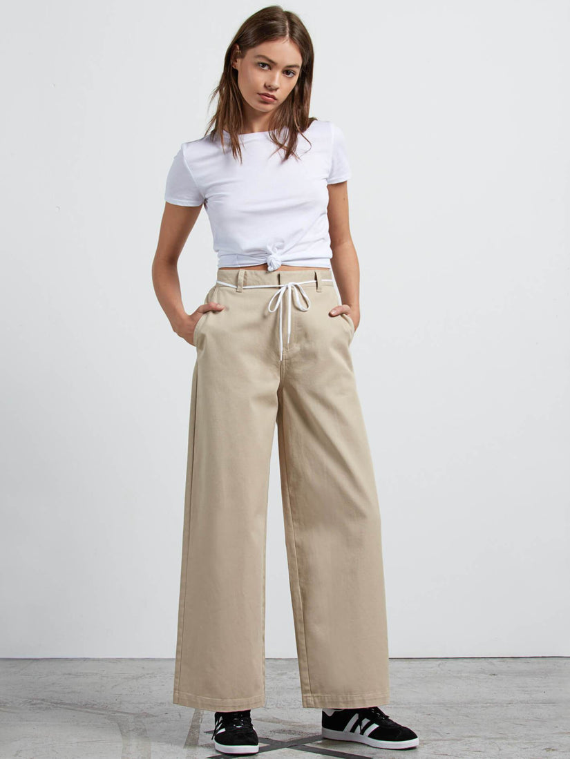 Slashing Stone Trousers - Oxford Tan