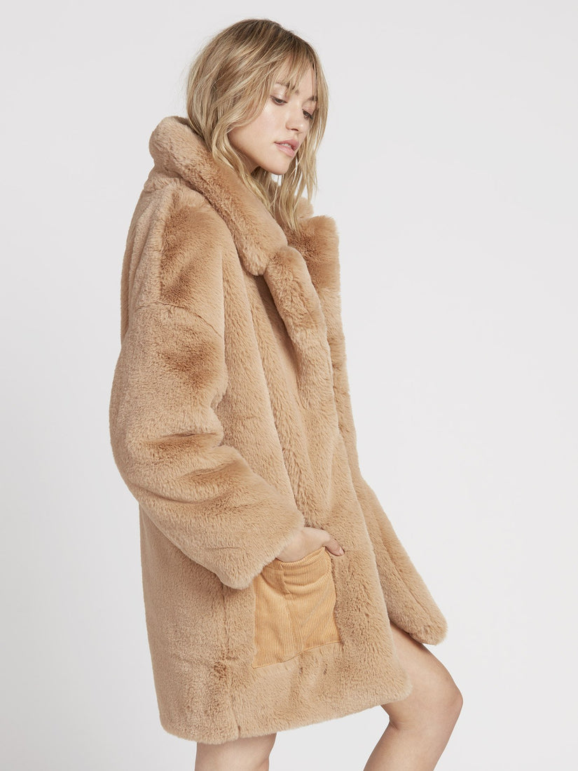 Phewfur Coat - Camel (B1531961_CML) [1]