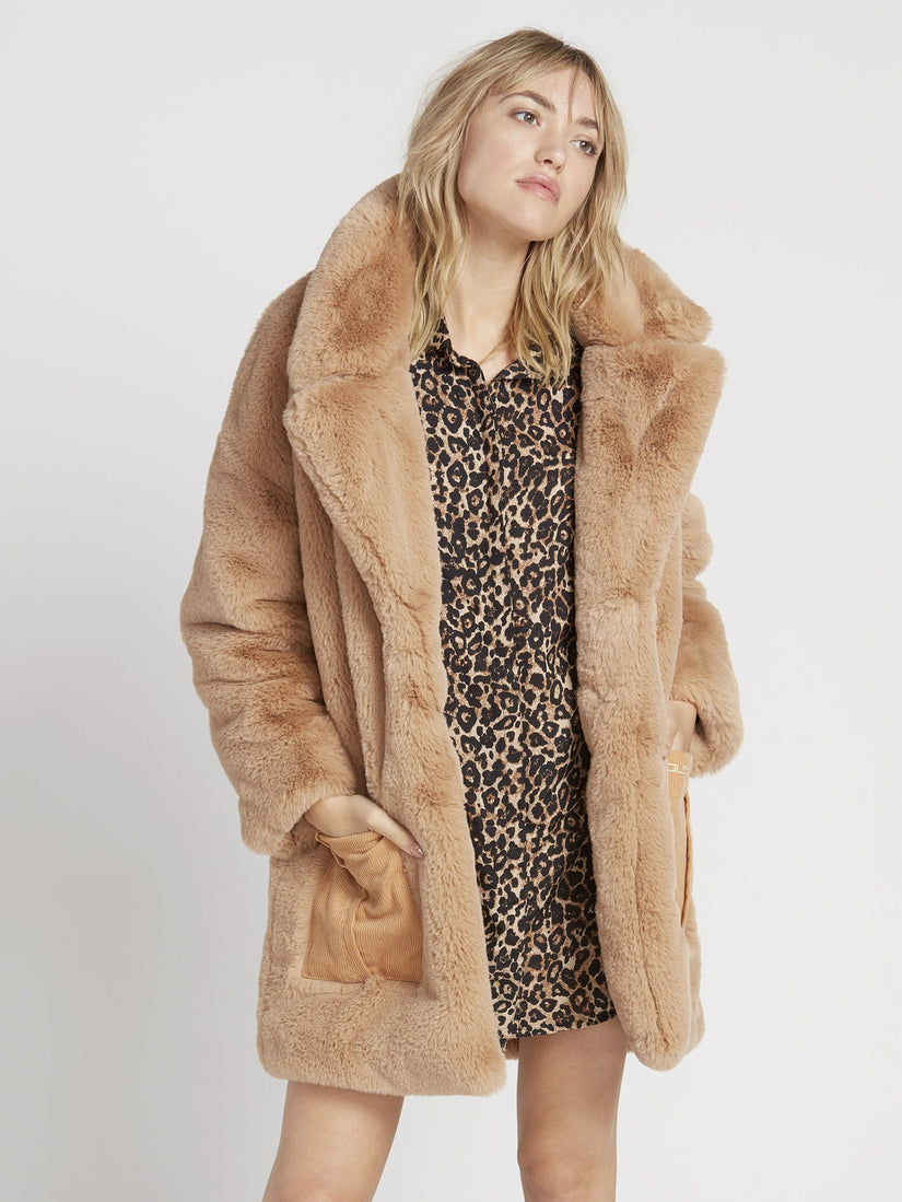 Phewfur Coat - Camel (B1531961_CML) [2]