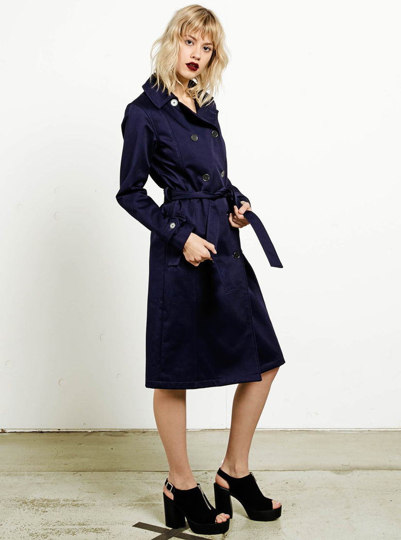 GMJ TRENCH COAT INDIGO