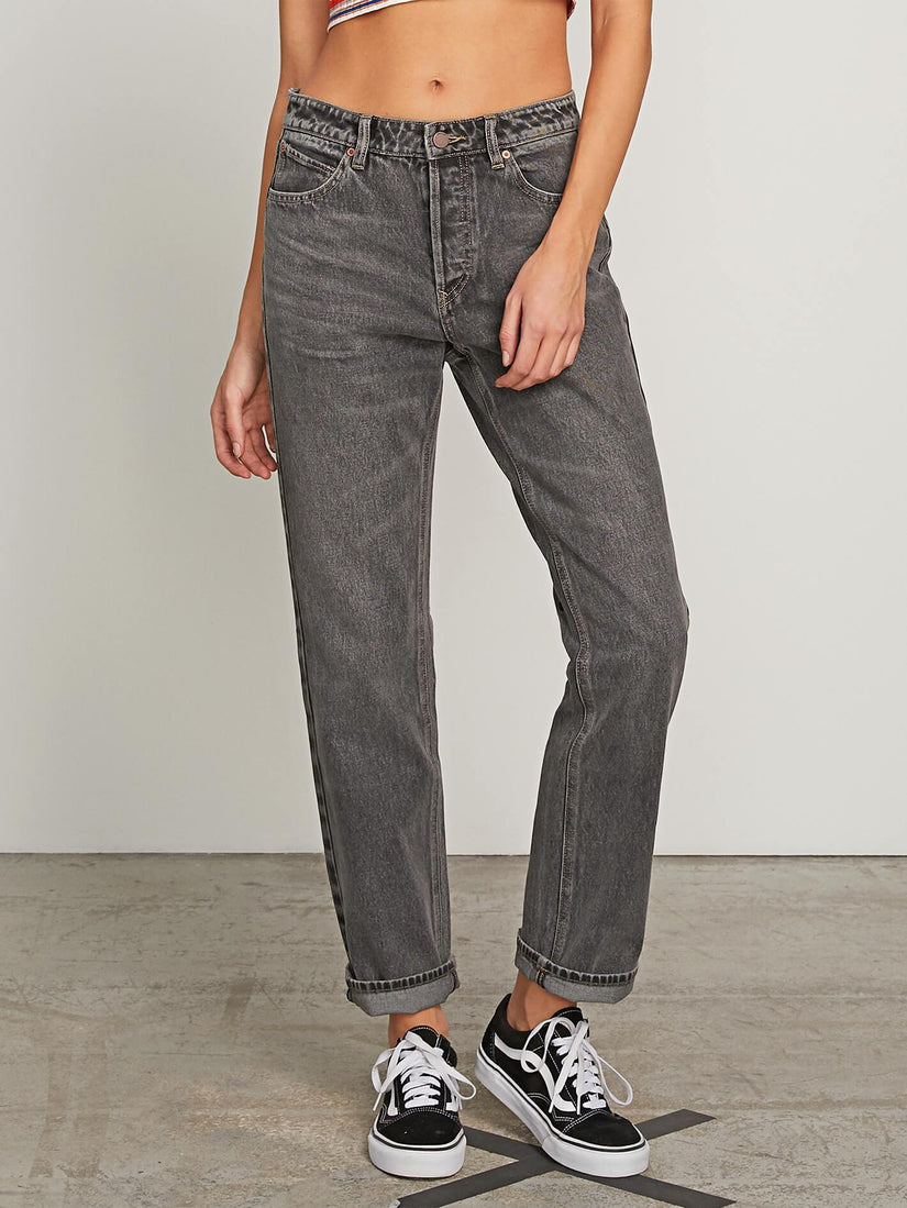 Stoney BF Jeans - Black Destructo