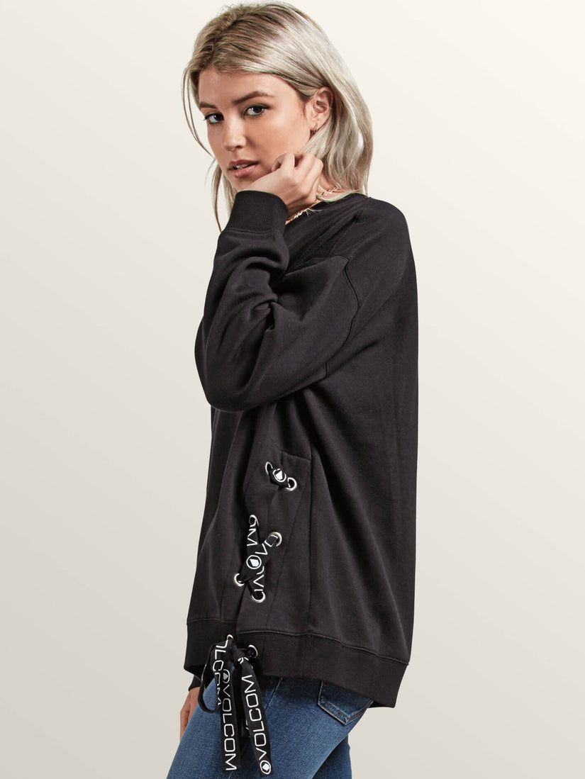 Lacy Sweater - Dark Grey