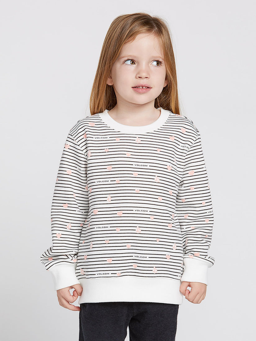 Darting Traffic Sweater - Star White (B31319L0_SWH) [F]