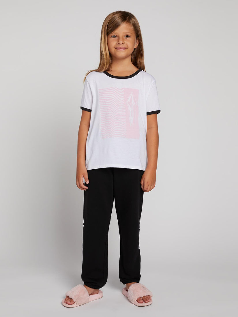 Big GIrls Hey Slims Tee - White