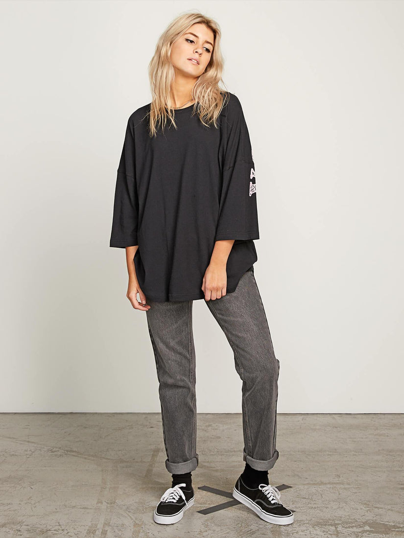 Back At It Long Sleeve Tee - Black