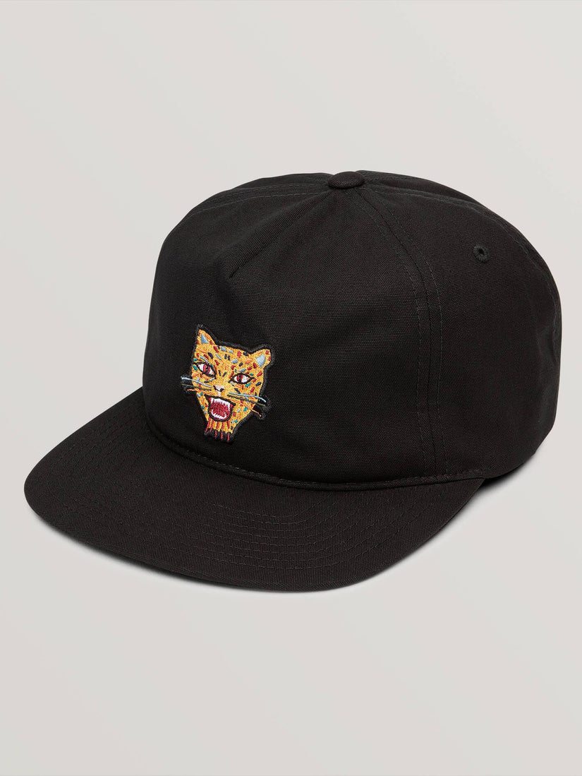 Ozzie Tiger Cap  - Black