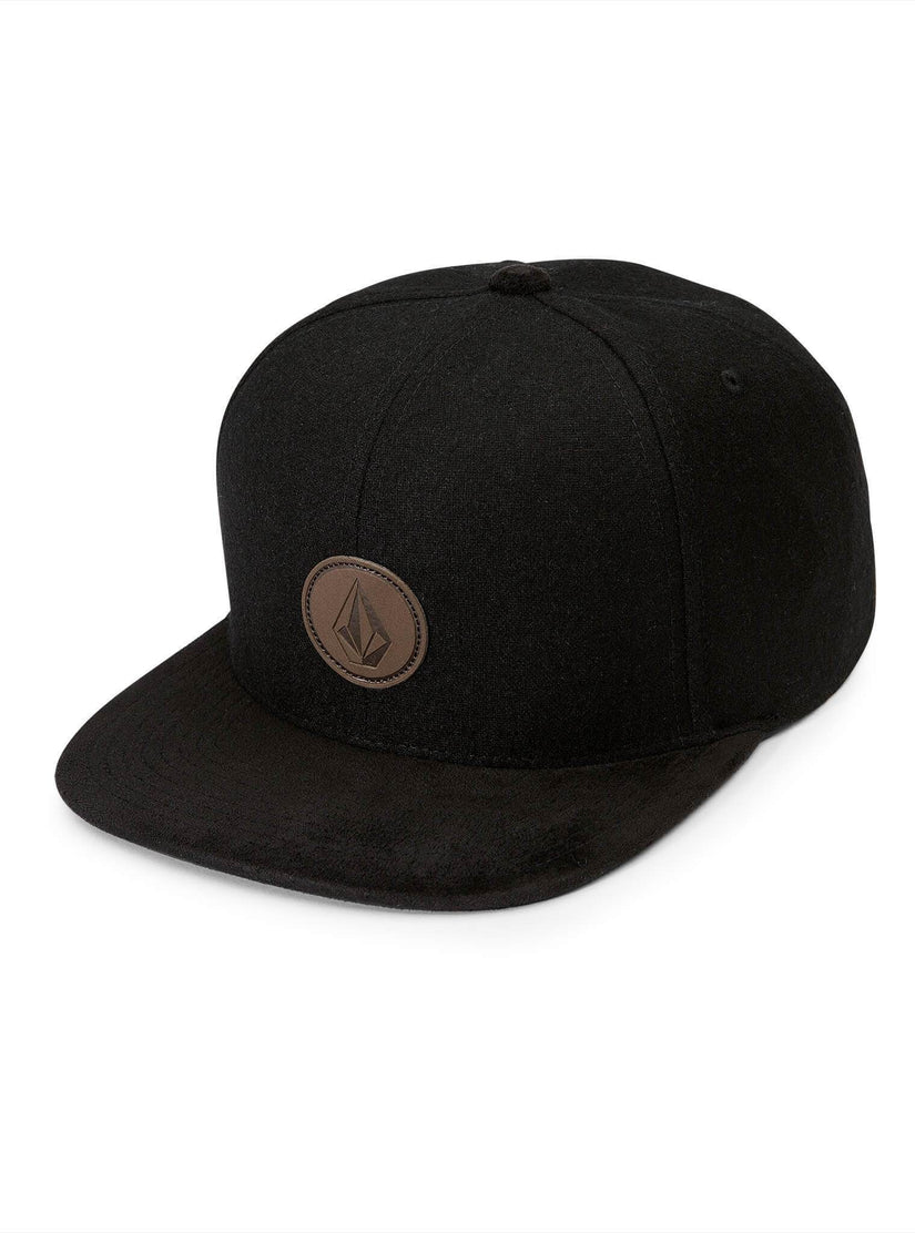Quarter Fabric Hat - Black Combo