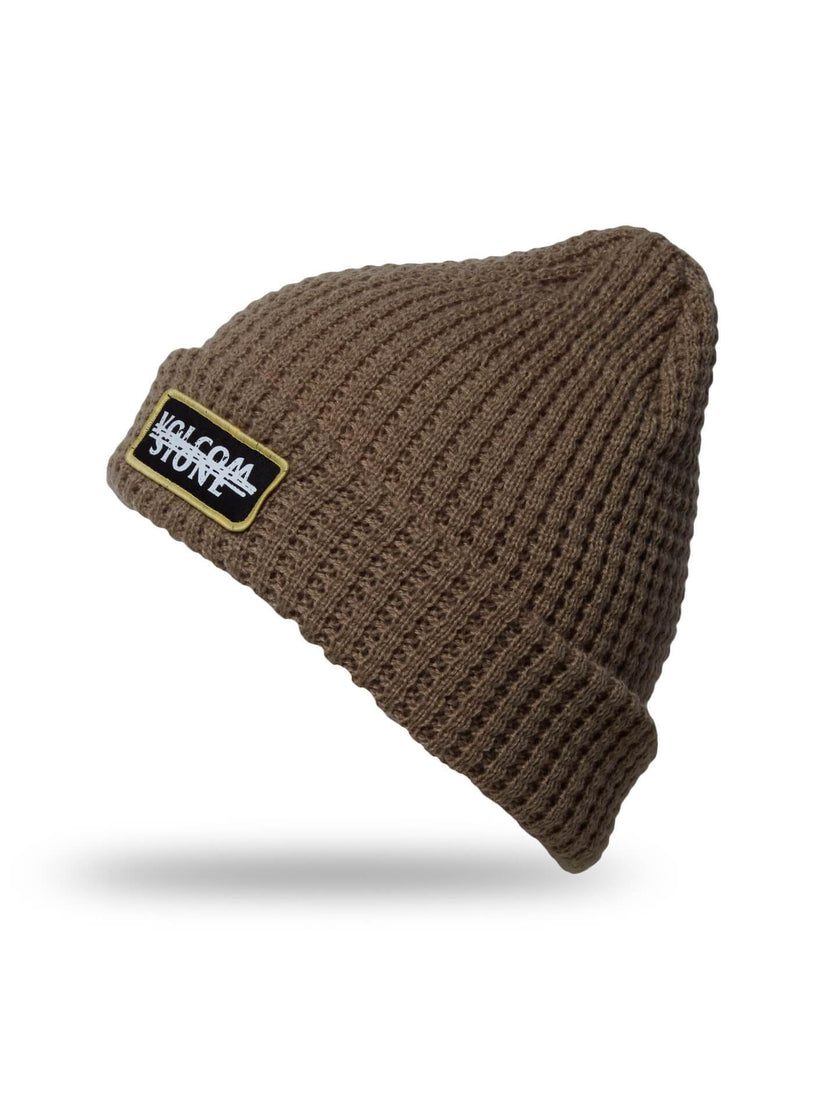 Scribble Stone Beanie - Beige