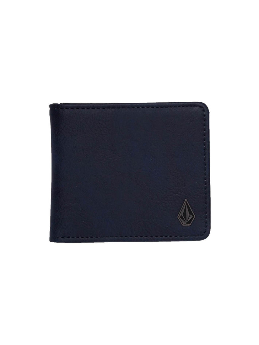 Slim Stone Pu Wallet - Midnight Blue