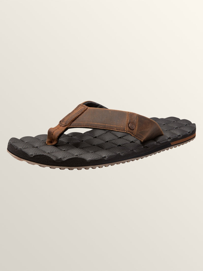 Recliner Leather Sandals - Vintage Brown